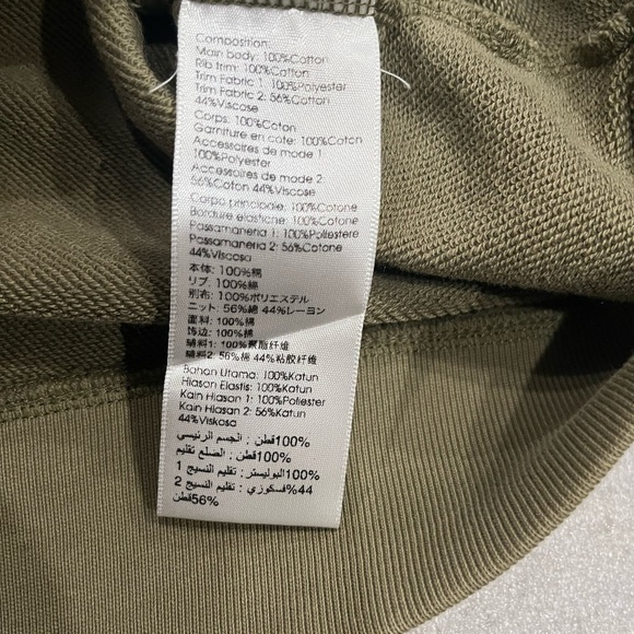 [M]3.1 Phillip Lim Khaki knit Tie Front Pullover Sweatshirt - Picture 6 of 8